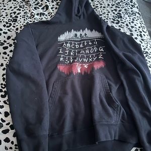 Large stranger things hoodie